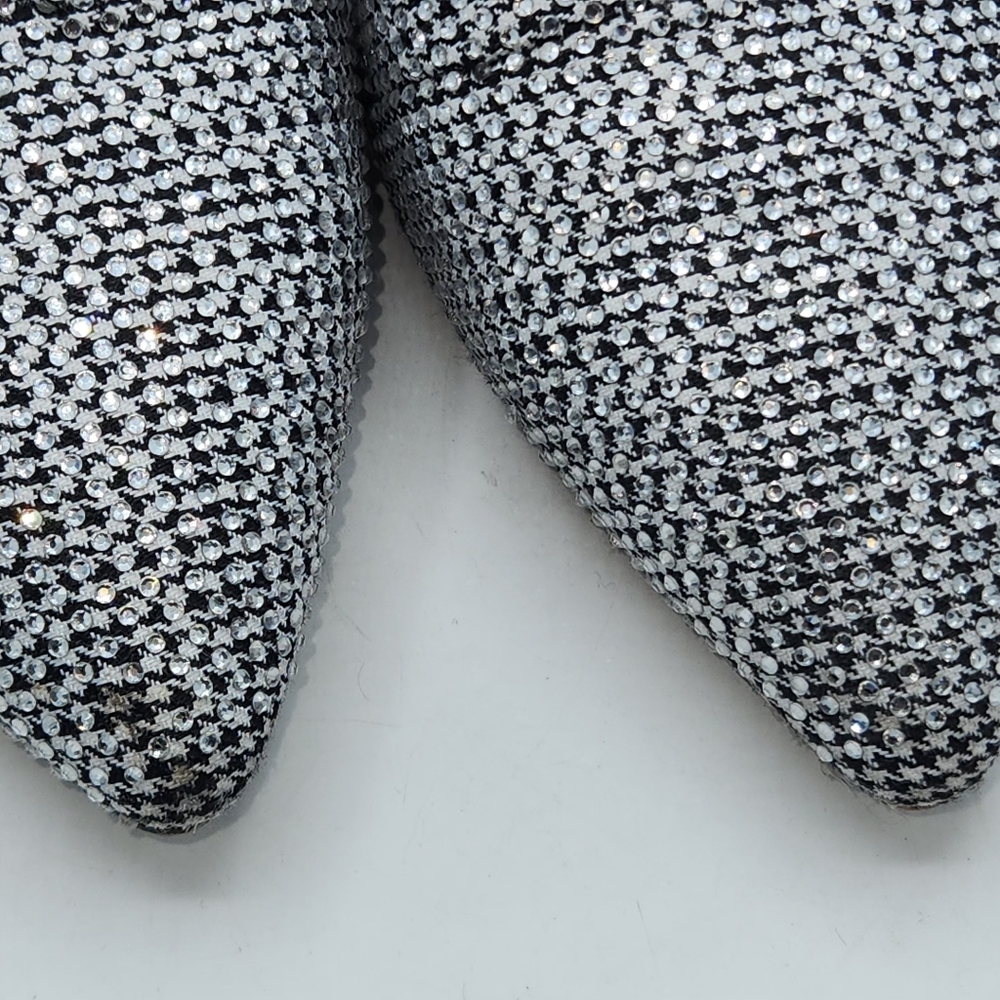 Kurt Geiger London Burlington Crystal Houndstooth Boots 40 - Picture 11 of 16